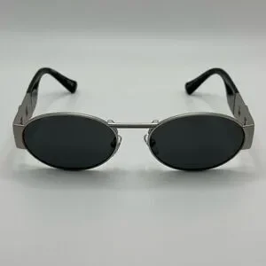 VERSACE Sunglasses VE2264 151387 Silver Dark Grey Unisex NEW Versace VE2264 151387 Sunglasses Men main image 3